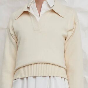 Cream Knit Sweater english sweater brand new soft
